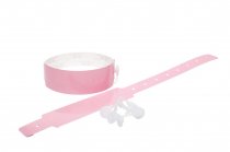 500 Plain Thermal Wristbands (Baby Pink)