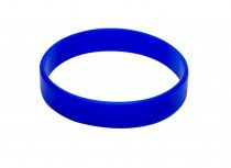 50 Royal Blue Silicon Wristbands (PLAIN)