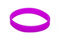 50 Violet Silicon Wristbands (PLAIN)