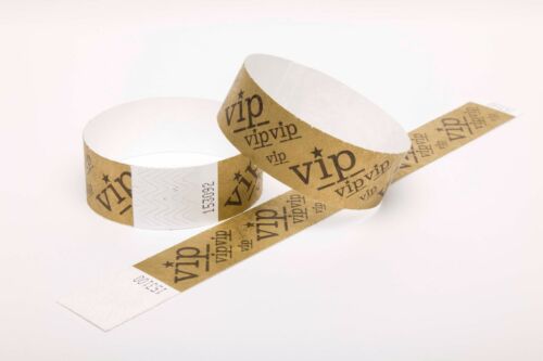 50 VIP Tyvek Wristbands