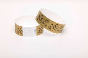 50 VIP Tyvek Wristbands
