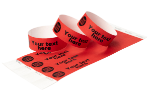Variable Data Tyvek Wristbands