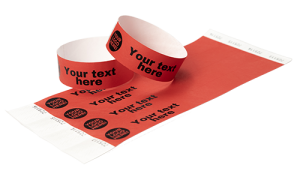 Variable Data Tyvek Wristbands
