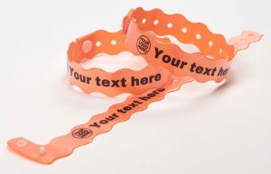 Wavey Vinyl Wristbands