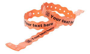 Wavey Vinyl Wristbands