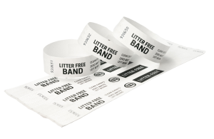 Litter Free Tyvek Wristbands