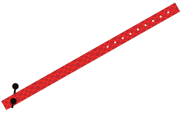 Fabric Non Edge To Edge With Holes & Clips