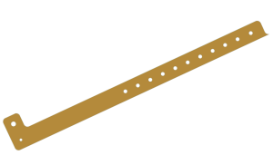 Custom printed Gold L Shaped Express Vinyl