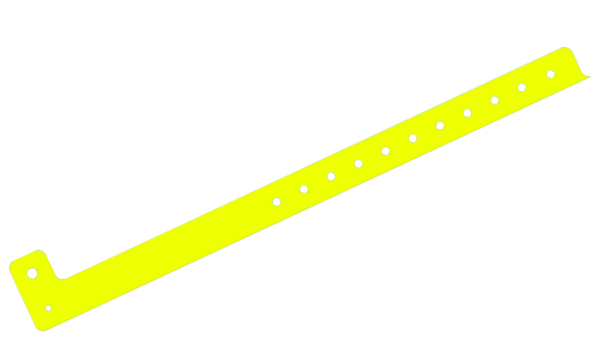 Custom printed Neon Yellow L Shaped Express Vinyl