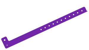 Custom printed Purple L Shaped Express Vinyl