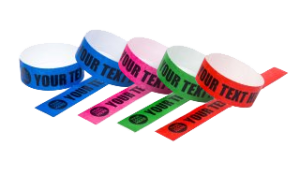 200 Edge to Edge Paper Wristbands