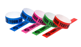 200 Edge to Edge Paper Wristbands