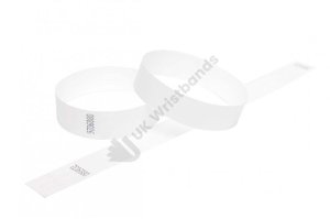 1000 Premium White Tyvek Wristbands 3/4″