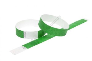 200 Premium Dark Green Tyvek Wristbands 3/4″