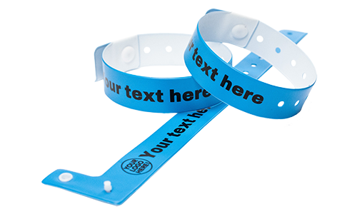 L shape Wristbands Sample