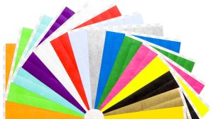 2,000 Plain Premium Tyvek Wristbands 3/4″ (2 Colours)