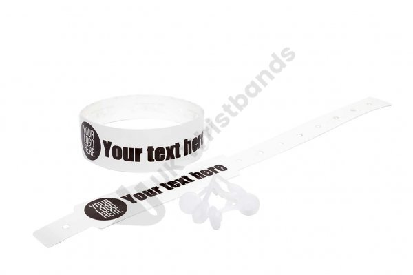 1000 Printed Thermal Wristbands (White)