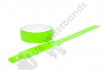 200 Plain Thermal Wristbands (Neon Green)