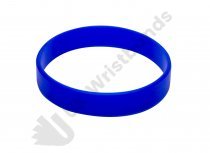 100 Royal Blue Silicon Wristbands (PLAIN)