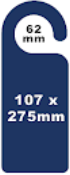 107x275mm Ø62mm