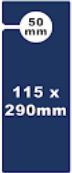 115x290mm Ø50mm