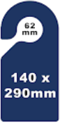 140x290mm Ø62mm