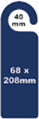 68x208mm Ø40mm